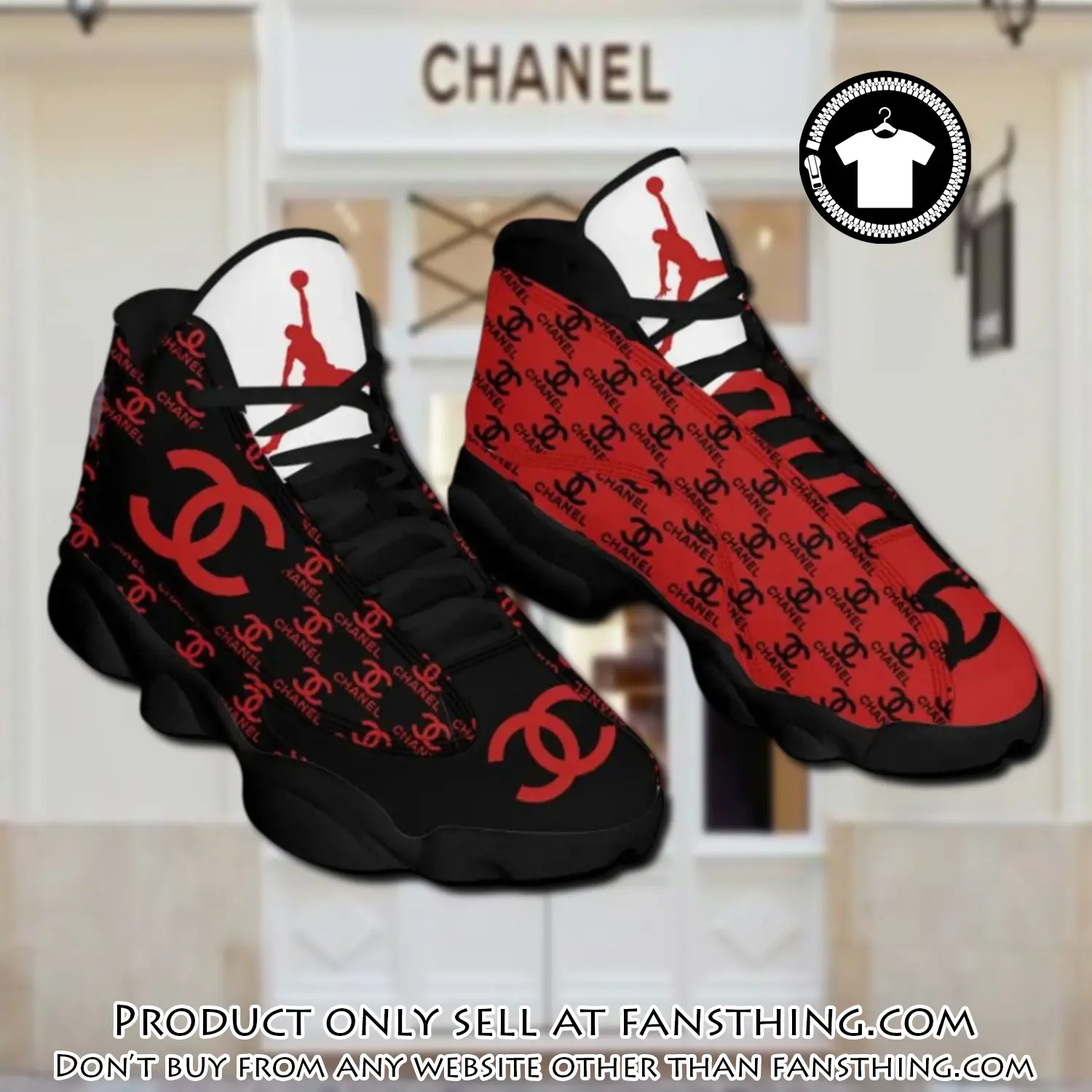 Chanel red air jordan 13 sneakers shoes chanel gifts for men women fst4627519